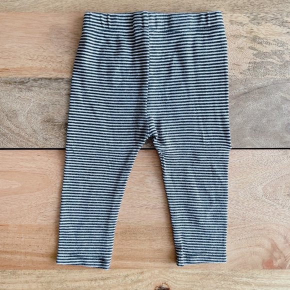 🧸 SALE! (5 for $15, 8 for $22, 12 for $30) Pekkle stripe baby leggings 12m - Picture 3 of 4